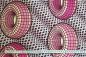 Preview: PINK DONUT Afrikanischer Wax Print Stoff